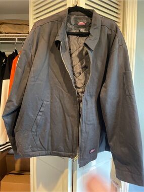 💪👷🛠️Dickies Men's Navy Blue Work Jacket Lightweight Shirt Jacket